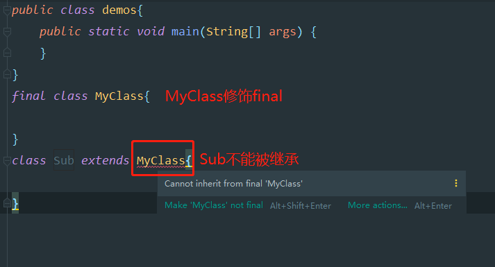 final最终类 final最终类